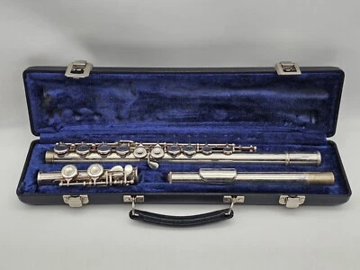 Vintage Blessing Elkhart IND Student Flute Closed 13 Hole USA W/Hard Carry Case - Image 1 of 4