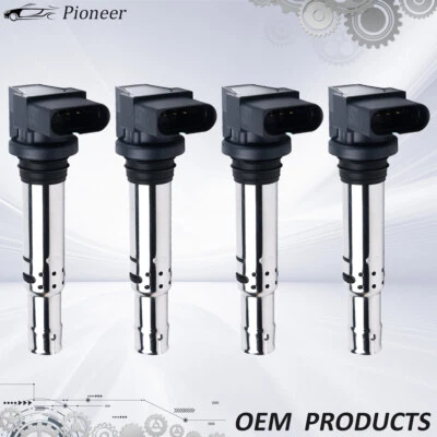 OEM 4X Ignition Coil For Audi A3 2004-2013 Volkswagen Polo Golf Seat 036905715F Foto 1 de 4