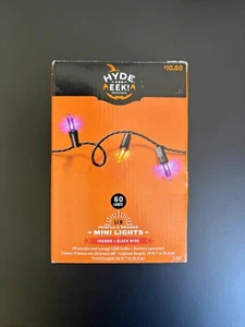 Target Hyde & EEK Boutique purple & orange string lights x60 LEDs 5.9m Halloween - Picture 1 of 5