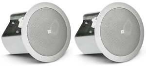 Pair JBL CONTROL 14C/T 4" 25w 70v In-Ceiling Speakers For Restaurant/Bar/Cafe - Picture 1 of 7