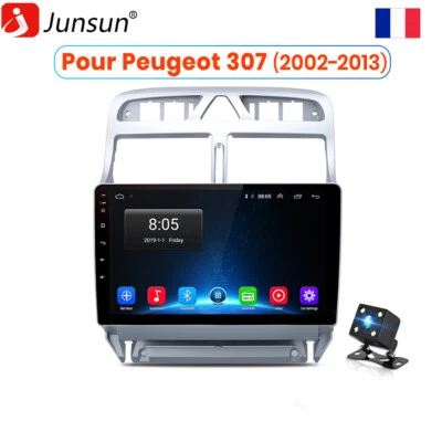 Pour Peugeot 307 2002-2013 9" Android10.0 Autoradio 2Din GPS Sat Nav BT DAB WiFi - Photo 1/4
