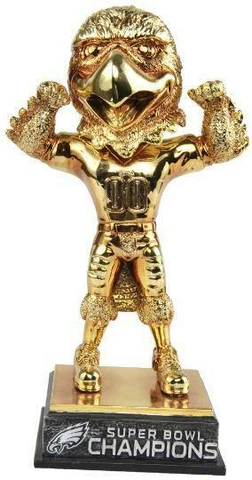 Philadelphia Eagles Philadelphia Eagles Gold Mascot Bobblehead NFL Cover