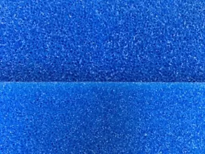 Esponja de filtro estera de filtro azul 50 x 50 x 3 cm gruesa y fina para estanque acuario - Imagen 1 de 3