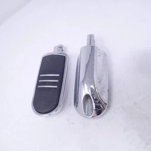 Harley OEM Touring Streamliner Chrome Passenger Highway Foot Pegs - Picture 1 of 6