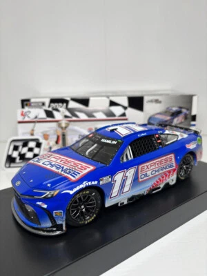 NASCAR 2024 DENNY HAMLIN #11 BRISTOL RACE WIN MAVIS TIRES EXPRESS OIL 1/24 CAR - Image 1 of 4