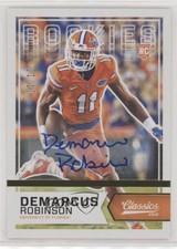 2016 Classics Significant Signatures Gold /10 Demarcus Robinson Rookie Auto RC