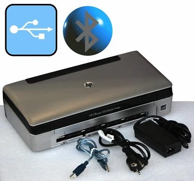 KLEINER MOBILER PRINTER HP OFFICEJET 100 USB BLUETOOTH F. WINDOWS XP 7 8 10 11 - Bild 1 von 4