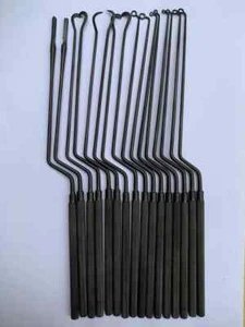 Juego de 16 instrumentos quirúrgicos transesfenoidales Hardy hipofisarios neurocuretas - Imagen 1 de 4