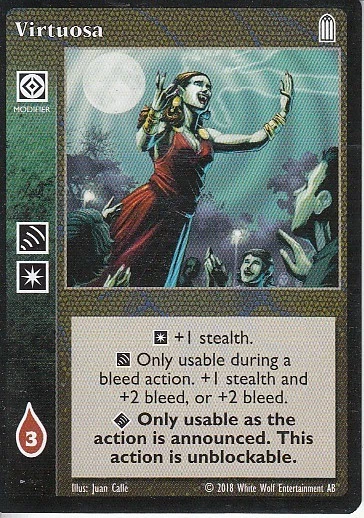 4 x Virtuosa VTES CCG HttB mixed - Image 1 of 1