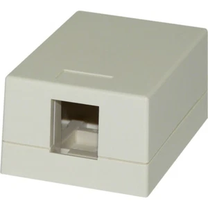 Signamax SMKL-1 Keystone - 1-Port Surface Mount Box LightIvory - Picture 1 of 2