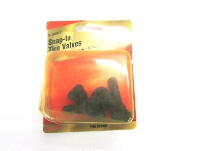 NOS! CHAMP SNAP-IN TIRE VALVES TR413 FITS .453" RIM HOLE, 1-1/4" LENGTH 9-1009-4 - Image 1 of 2