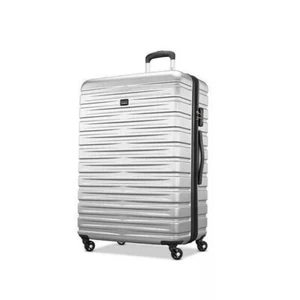 SAMSONITE Uptempo Hardside 1 Piece Large Spinner Silver 28” Luggage Suitcase - Picture 1 of 13