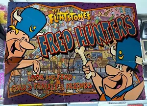 Flintstones Fred Hunters Look & Find Jumbo 3 Books Set 2000 in Carrying Case - Imagen 1 de 19