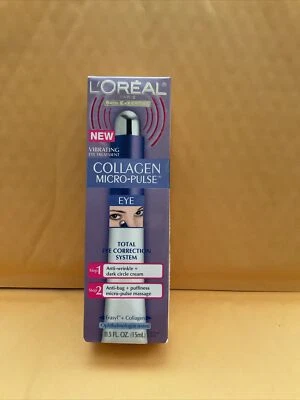 Sistema de corrección total de ojos con vibración micro pulso de colágeno Loreal 0,5 oz Foto 1 de 4