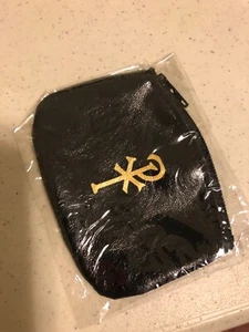 Schwarz Vinyl Rosenkranz Etui mit Reißverschluss - Bild 1 von 3