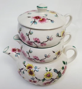 *VNTG* James Kent Old Foley Stacking Tea Set Chinese Rose **Rare** - Picture 1 of 17