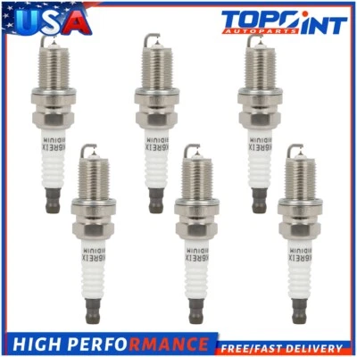 6x Iridium Spark Plugs For 1991-1996 Dodge Stealth Mitsubishi 3000GT 3.0L V6 - Image 1 of 4