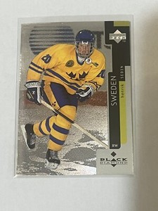 Henrik Sedin Rookie 1997-98 Upper Deck Black Diamond #136 (excellent)