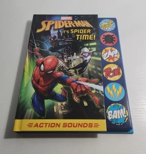 Marvel Spider-Man: It's Spider Time! Action Sounds Sound Book by PI Kids (2021, - Picture 1 of 3