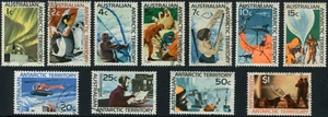 1966 Australian Antarctic Territory Definitive's Set Of 11 Good To Fine Used - Bild 1 von 1