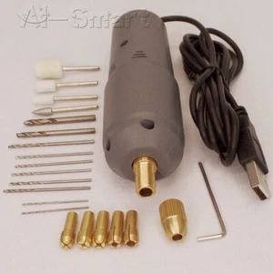 Mini Electric Grinder Drill Manicure Grinding Rotary Tool Set Polishing Tool - Picture 1 of 21