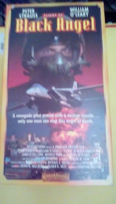Flight of Black Angel RARE Starmaker VHS rogue pilot armed w/ nuke Peter Strauss - Image 1 of 2