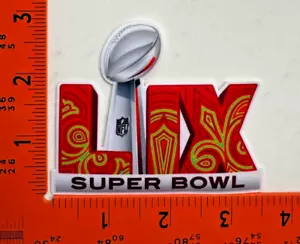 Super Bowl LIX 59 New Orleans Chiefs Eagles Patch Iron/Sew On~ Free Tracking! - Picture 1 of 1