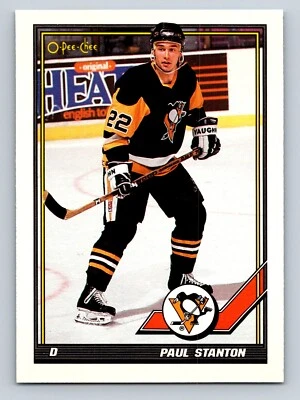 Paul Stanton 1991-92 Topps #339 Pittsburgh Penguins - Image 1 of 2