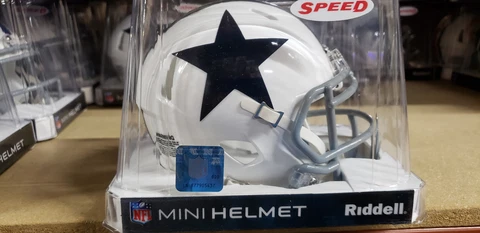 DALLAS COWBOYS 1963 SPEED THROWBACK MINI HELMET RIDDELL NEW IN BOX Cover