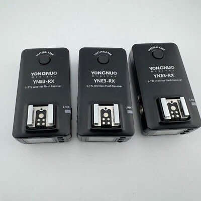 Lote de 3 - Receptores Flash Inalámbricos Yongnuo Digital YNE3-RX E-TTL Foto 1 de 4