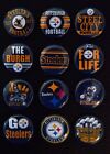 Pittsburgh Steelers Football - 1" Pinback Buttons 