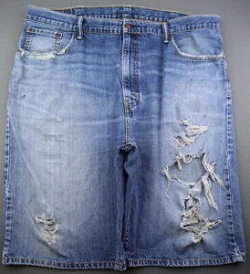 Herren 2017 Levi's 569 Jeansshorts abgenutzt mittlere Waschung Baumwolle Gr. 42 (Msr 43x12) - Bild 1 von 11