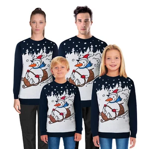 Maglione Uomo Donna Bambini Famiglia Unisex Natale Maglione Donna Maglia Natale Novità - Foto 1 di 7