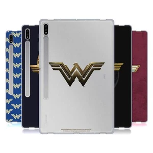 OFFICIAL WONDER WOMAN MOVIE LOGOS SOFT GEL CASE FOR SAMSUNG TABLETS 1 - Picture 1 of 14