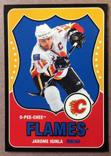 2010-11 O-Pee-Chee Retro Box Bottom B Jerome Iginla Calgary Flames