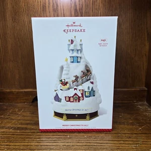 2014 Hallmark QGO1516 "Frohe Weihnachten an alle!" Tischaufsteller - Bild 1 von 10