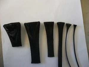 "MANGA EXPANDIBLE TRENZADA 1,25" MASCOTA negra 25 ft - HECHA EN EE. UU. - - Imagen 1 de 1