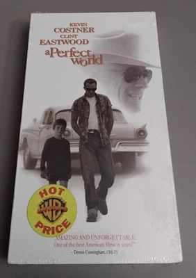 A Perfect World VHS SEALED Watermarks WHV Stamp Kevin Costner Clint Eastwood VTG - Image 1 of 2