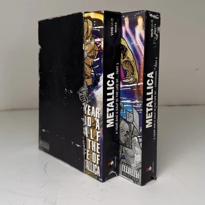 Metallica 2 VHS Set 1992 A Year And A Half In The Life Of Metallica Part 1 & 2 - Image 1 of 4