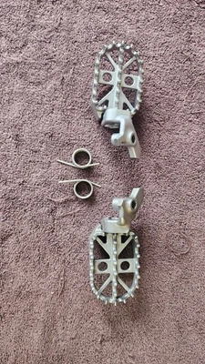 BMW R1300GS / R1300GSA -  Front ENDURO FootPegs Pegs Set Footrest.... ADJUSTABLE - Image 1 of 4