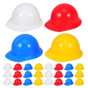 60pcs Miniature Construction Hat: Mini Toy Hard Hats - Plastic Safety Cap - - Picture 1 of 12