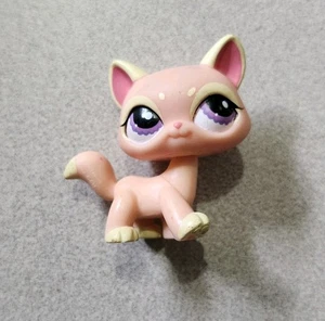 Cat #1265 Walking Peach Giallo Viola Esclusiva Nintendo LPS Littlest Pet Shop - Foto 1 di 3