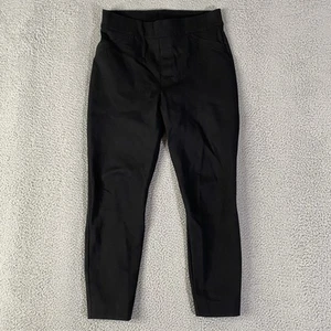 Spanx The Perfect Pant Womens Large Black Ankle Slit Back Seam Skinny 20251R - Picture 1 of 8
