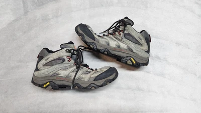 Merrell Mens 15 Gray Moab 3 Mid Gore Tex GTX Hiking Outdoor Boots J035785Z Shoes - Image 1 of 4