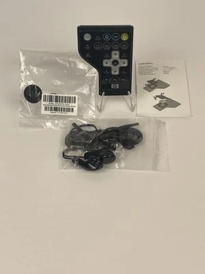 HP COMPUTER REMOTE CONTROL FOR PAVILION LAPTOPS MODEL 396975-002 & NEW EARBUDS - Image 1 of 2