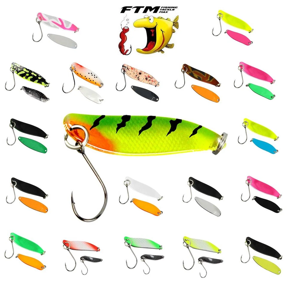 FTM Spoon Hammer | 2,4g / 3,2g | Forellen Blinker Barsch Köder UL Spinnfischen - Bild 1 von 1