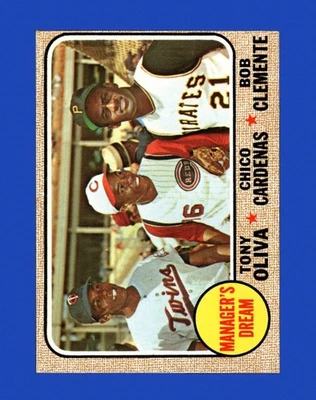 1968 Topps Set-Break #480 Manager's Dream como nuevo *GMCARDS* Foto 1 de 2
