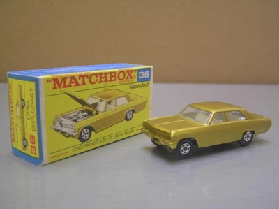 Matchbox Superfast MB36 Opel Diplomat Unpainted Grille Mint in Box Superb - Image 1 of 4