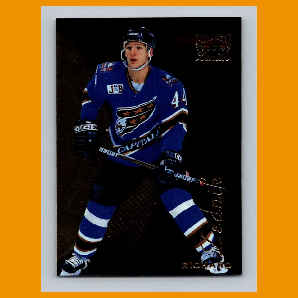 Richard Zednik Rookie #120 1996 Zenith Washington Capitals Hockey Card NHL NM - Image 1 of 3
