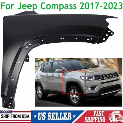 New Fender Assembly for Jeep Compass 2017-2025 (Front Right Passenger Side) — 第 1/4 张图片
